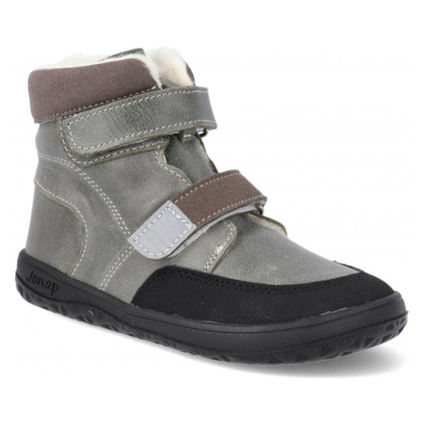 Barefoot dětské zimní boty Jonap - Falco šedé