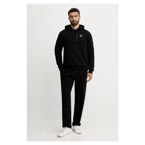 Tepláková souprava EA7 Emporio Armani pánská, černá barva, AF10377-7M000913