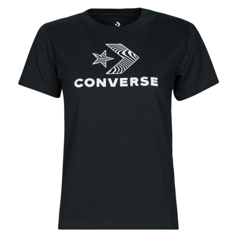 Converse STAR CHEVRON TEE Černá
