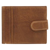 Pánská kožená peněženka Peterson PTN N008L-PCA světle hnědá