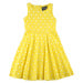 H&R London Puntíkové šaty Cindy detské šaty žlutá/bílá