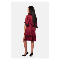 Dámský župan LivCo Corsetti Fashion Housecoat Aresmina Claret