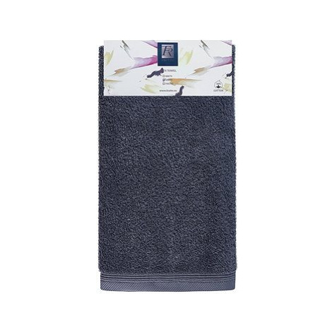 Frutto-Rosso - jednobarevný froté ručník - antracitová - 50×90 cm, 100% bavlna