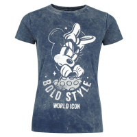 Mickey & Minnie Mouse Bold Style Dámské tričko modrá