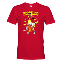 Pánské tričko s potiskem  Cristiano Ronaldo -  pánské tričko pro milovníky fotbalu