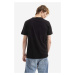 Bavlněné tričko Wood Wood Ace Typo T-shirt černá barva, s potiskem, 10285700.2222-WHITE