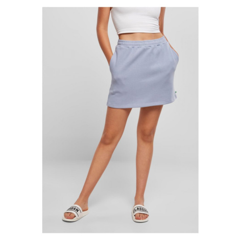 Ladies Organic Terry Mini Skirt - violablue Urban Classics