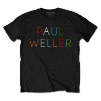 Paul Weller Tričko Multicolour Logo Unisex Black