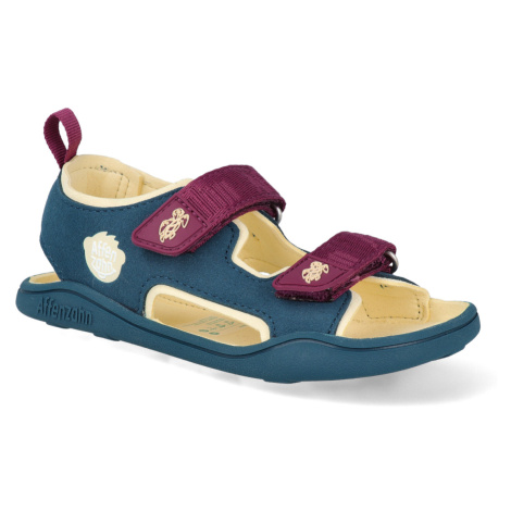 Barefoot sandálky Affenzahn - Sandal Vegan Airy-Turtle modré