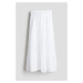 H & M - Maxi sukně - bílá