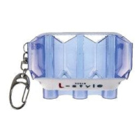L Style Pouzdro na šipky Krystal Flight Case - clear blue
