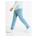 Světle modré pánské chino kalhoty Celio Tocharles