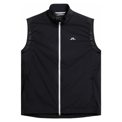 J.Lindeberg Ash Light Packable Mens Vest Black J. Lindeberg