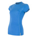 Sensor Merino Active dámské tričko krátký rukáv Modrá