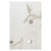Dětská riflová bunda OVS bílá barva
