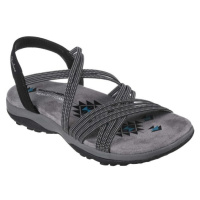 Skechers REGGAE SLIM Dámské sandály, tmavě šedá, velikost