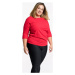 CityZen Dámské bavlněné triko Plus Size s elastanem