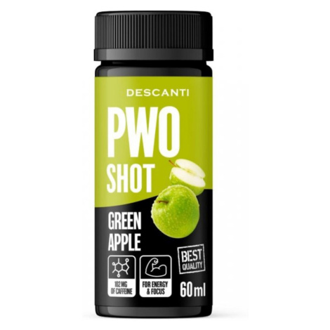 Descanti PWO Shot Green apple 60 ml