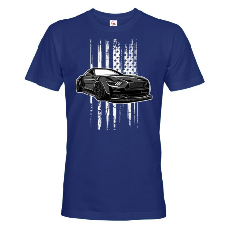 Pánské tričko s potiskem Ford mustang  - tričko pro milovníky aut BezvaTriko