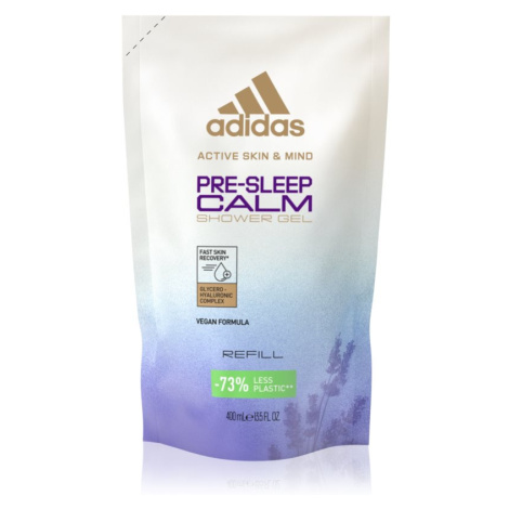 Adidas Pre-Sleep Calm antistresový sprchový gel náhradní náplň 400 ml