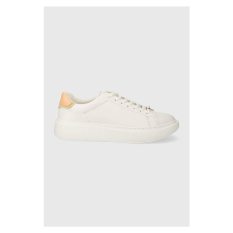 Kožené sneakers boty BOSS Amber bílá barva, 50517207 Hugo Boss