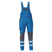 Cerva Max Neo Reflex Pánské pracovní kalhoty s laclem 03530035 modrá