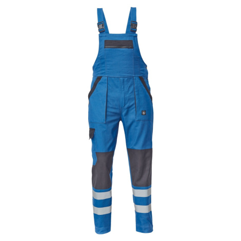 Cerva Max Neo Reflex Pánské pracovní kalhoty s laclem 03530035 modrá Červa