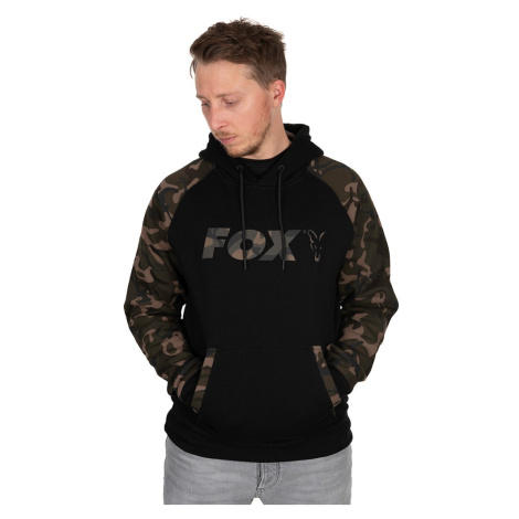 Fox mikina black camo raglan hoodie