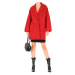 Červený vlněný kabát s příměsí kašmíru - RED VALENTINO