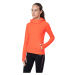 4F-WOMENS FUNCTIONAL SWEATSHIRT BLDF012-62N-RED NEON Červená