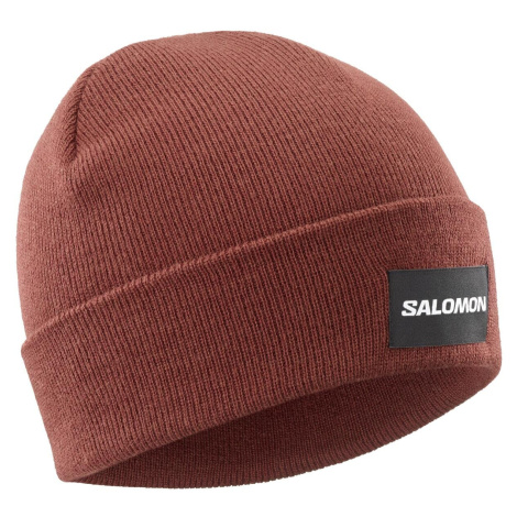 Salomon Outlife Logo Beanie LC1853800 - madder brown