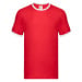 Men's red t-shirt Ringer Fruit of the Loom