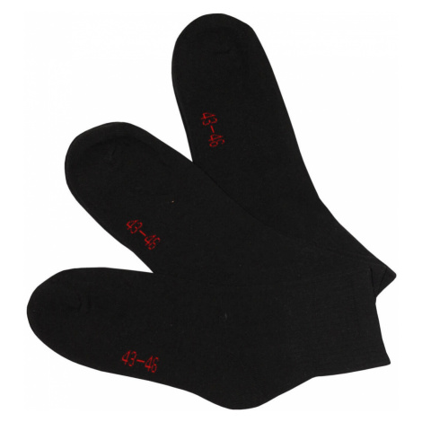 Sport froté ponožky MW3401B - 3páry černá PESAIL