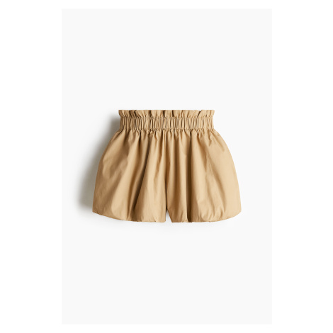 H & M - Keprové šortky's bublinovými lemy - béžová H&M
