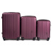 Vínová sada tří cestovných kufrů