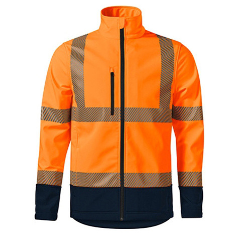 Rimeck Hv Drop Unisex softshellová reflexní bunda 5V3 reflexní oranžová