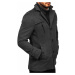 Šedý pánský zimní kabát Bolf 88802
