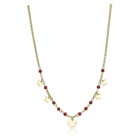 S`Agapõ Pozlacený ocelový náhrdelník s hvězdičkami Haiti SHT01 S'Agapõ