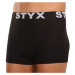 3PACK pánské boxerky Styx sportovní guma nadrozměr vícebarevné (R9606162)