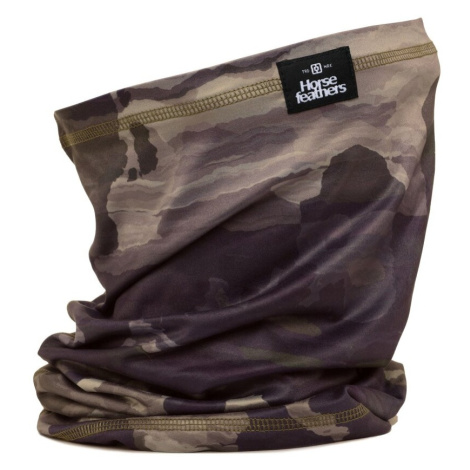 Maskáčový nákrčník Horsefeathers Neck Warmer - hnědé camo