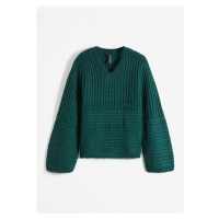 Bonprix RAINBOW pletený svetr Barva: Zelená, Mezinárodní