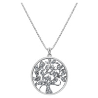 Hot Diamonds Stříbrný náhrdelník Strom života Hot Diamonds Nurture DP864 (řetízek, přívěsek)