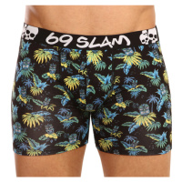 Pánské boxerky 69SLAM fit bamboo tiki face (MPBIKI-BB)