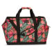 Punta weekend cestovní taška - 27L - květinová zeleno - červená