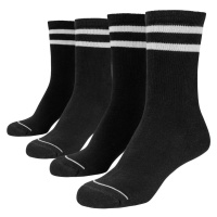 ponožky URBAN CLASSICS - 2-Tone College 2-Pack - black/white