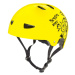 SKULLYELLOW -S Casco amarillo talla grande 8-a-99-aos