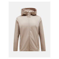 Mikina peak performance m rider tech zip hood avid beige