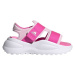 adidas MEHANA SANDAL K Dětské sandály, růžová, velikost