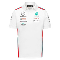 Mercedes AMG Petronas pánské polo tričko official white F1 Team 2023