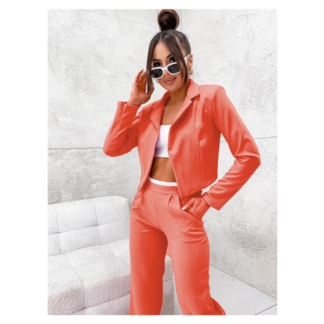 Oranžová dámská saka